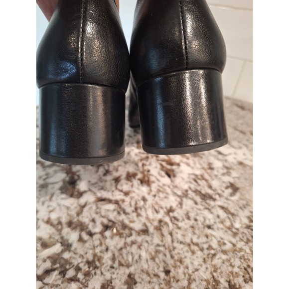 Tory Burch Black leather Ballet Flat Size 7.5 M Career Classic shoes - Picture 5 of 13